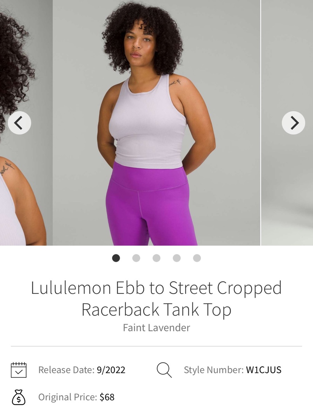 Ebb to Street Cropped Racer Back Tank Top - Size 4